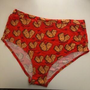 MeUndies FeelFree High-Waisted Cheeky Nugs and Kisses 4X